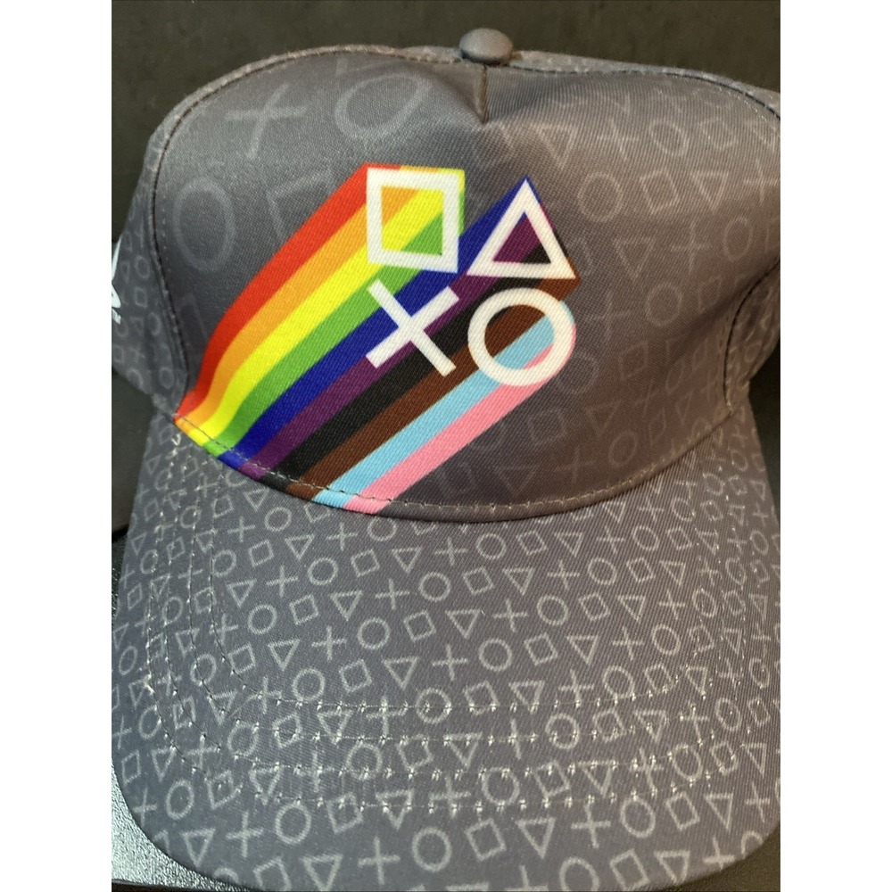 Playstation Logo Cap Pride Rainbow New | Color: Blue/Gray | Snap Back Clean!